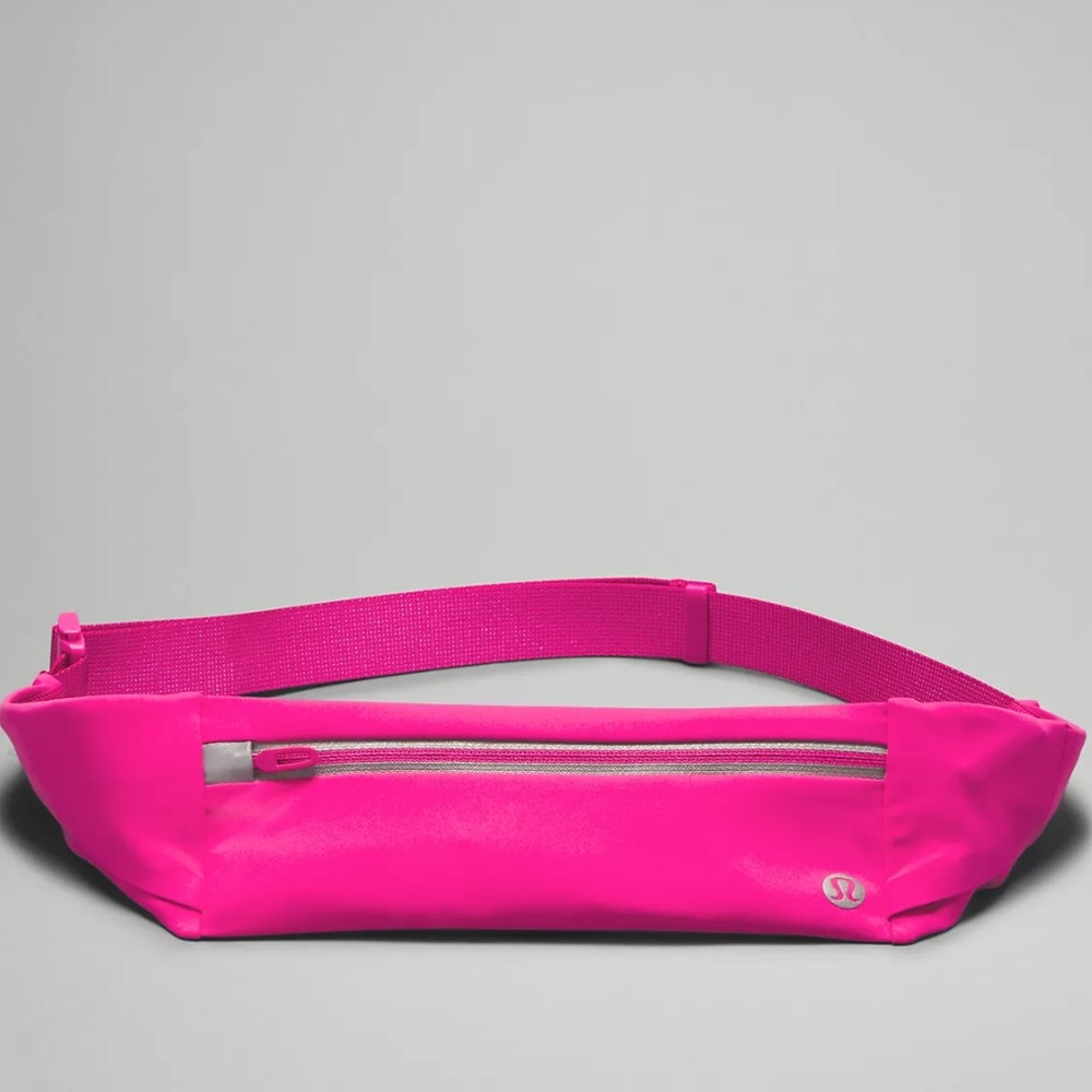 Never worn Hot pink lululemon runners belt